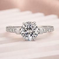 Anillo Lazo Brillante – Moissanita 3.0ct | Plata S925