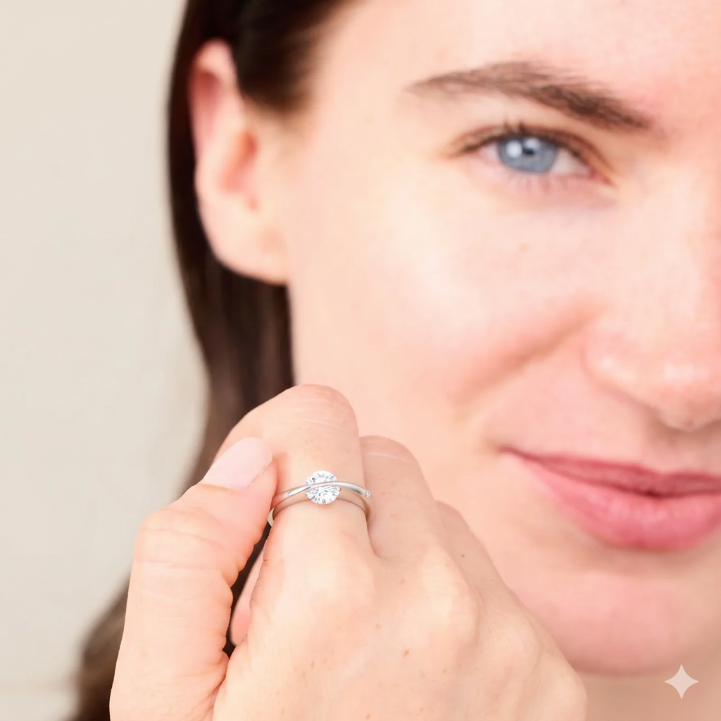 <tc>Roterende vallende ster-ring – een scherf in beweging</tc>