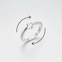 <tc>Roterende vallende ster-ring – een scherf in beweging</tc>