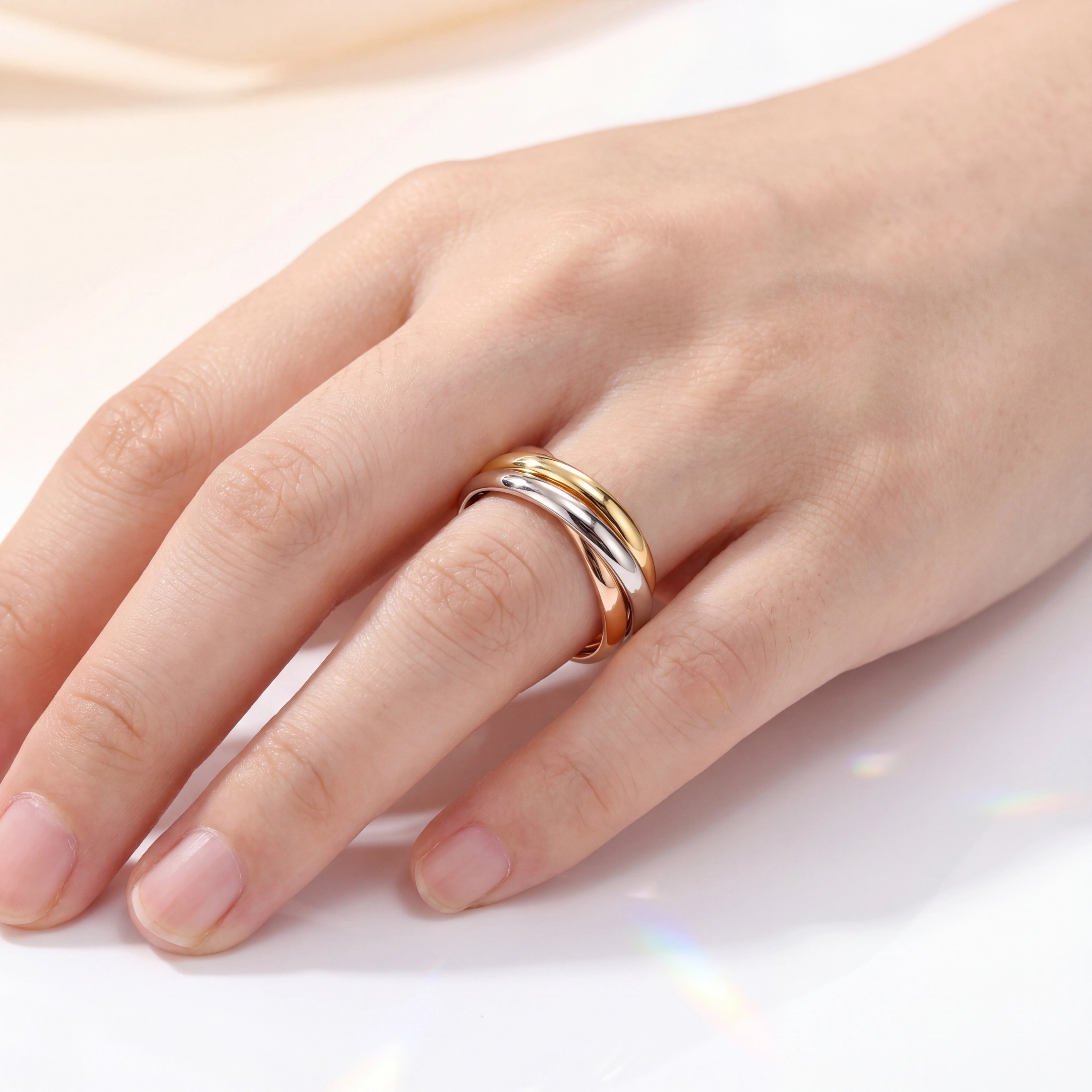 <tc>Ring Trilogie — Drie schitteringen in beweging</tc>