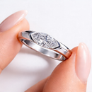 <tc>Ring Zuivere Marquise – Strakke lijn</tc>