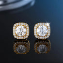 Clous d’Oreilles Moissanite Certifiés en Argent 925