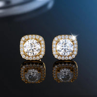 Clous d’Oreilles Moissanite Certifiés en Argent 925